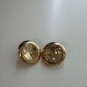 Mango |  Textured round earrings | NWOT